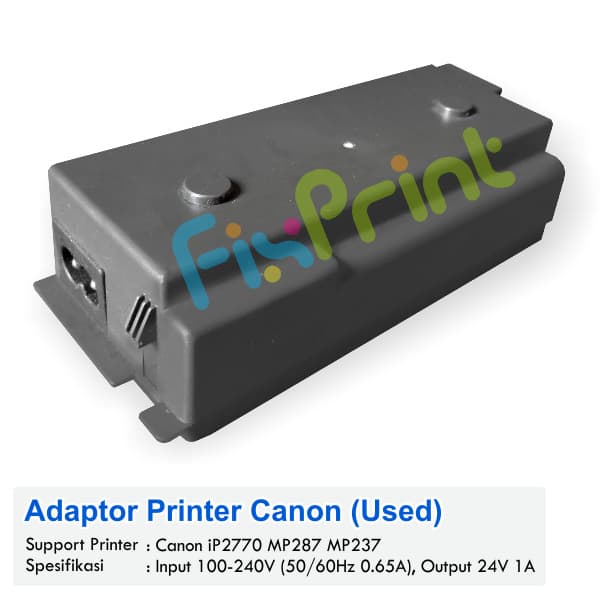 Adaptor Canon G1000 G2000 ip2770 mp258 mp287- Power Supply 2770 Bekas FPTS2644