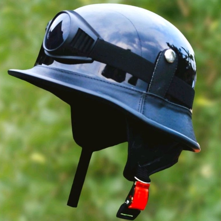 helm retro milenial nazi crazi hitam glosy/helm nazi/helm retro/helm/helm chip/helm nazi hitam