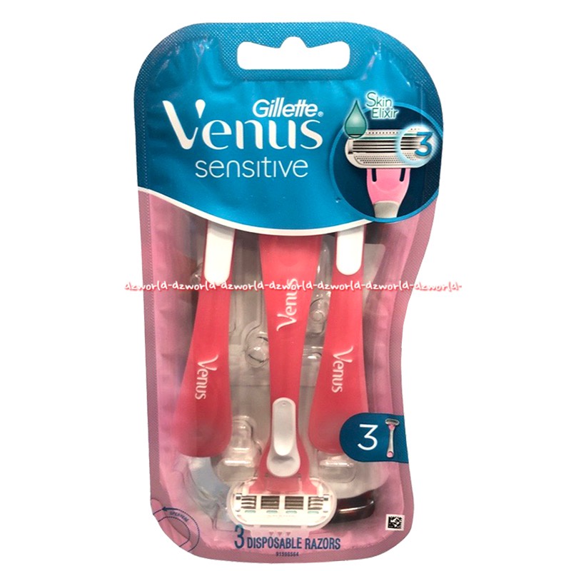 Gillette Venus Skin Elixir 3blade Shaver Pisau Cukur Wanita Gilete Gillete Gilette Fenus