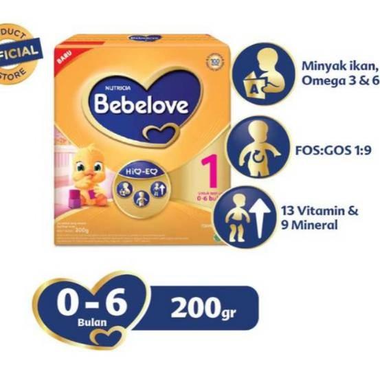 ✔️ BEBELOVE 1 SUSU BAYI 0-6 BULAN 200 GRAM FREE BUBLE WRAP + DUS