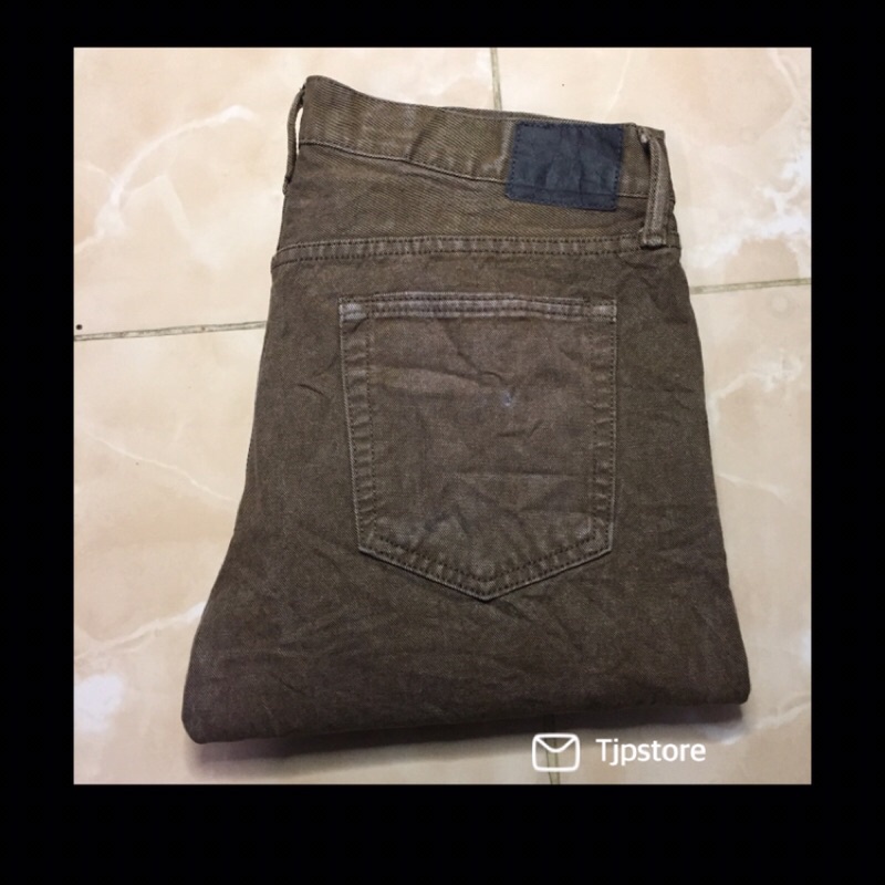 Celana Jeans Denim Second Bekas Branded Pl Gap Size 31 Slim