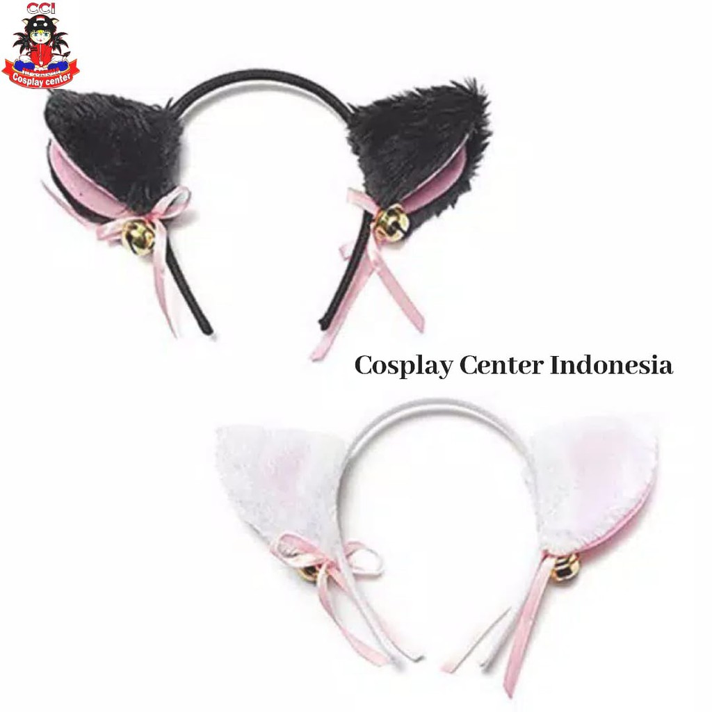 [Bisa COD] 1pc Bando Telinga Kucing Nekomimi / rubah Untuk Kostum Cosplay Anime Bando Kucing Lucu