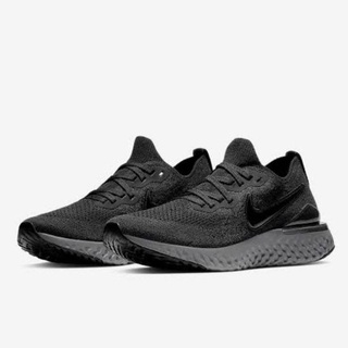 nike react flyknit 2 triple black