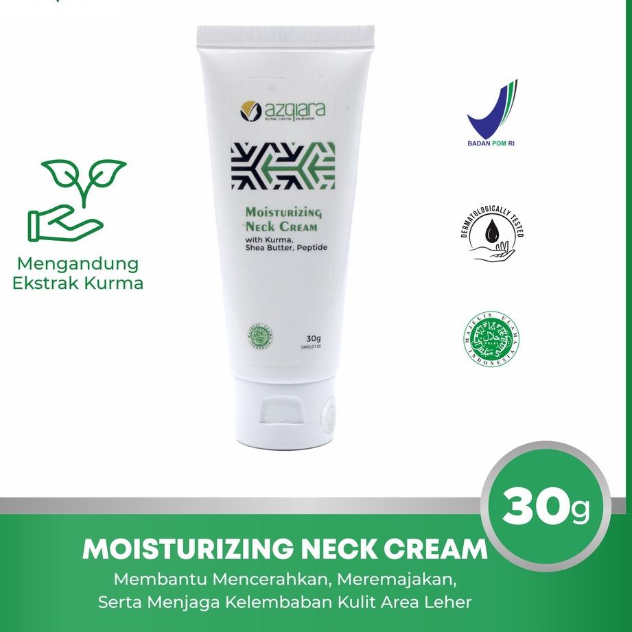 Sangat Nyaman.. AZQIARA Moisturizing Neck Cream - Krim Leher, .elembabkan & Mencerahkan
