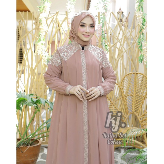 FASHION MUSLIM//RAINA SET JUMBO LD 120CM//SERAGAMAN KELUARGA//BAJU PESTA LAMARAN//BAJU WISUDA//BAJU KONDANGAN//BAJU LEBARAN//KODE KD//MDHBROTHER