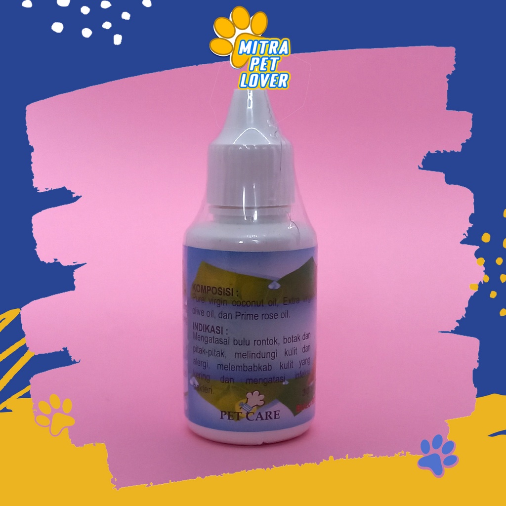 MINYAK CEGAH BULU RONTOK ANJING - CO CO OIL DOG 30 ML - ATASI BOTAK &amp; PITAK PITAK COCO DOGY LINDUNGI KULIT ALERGI- MURAH GARANSI KUALITAS ASLI ORIGINAL - PET ANIMAL HEALTHCARE &amp; VETERINARY TAMASINDO OBAT &amp; VITAMIN HEWAN BINATANG PELIHARAAN MITRAPETLOVER