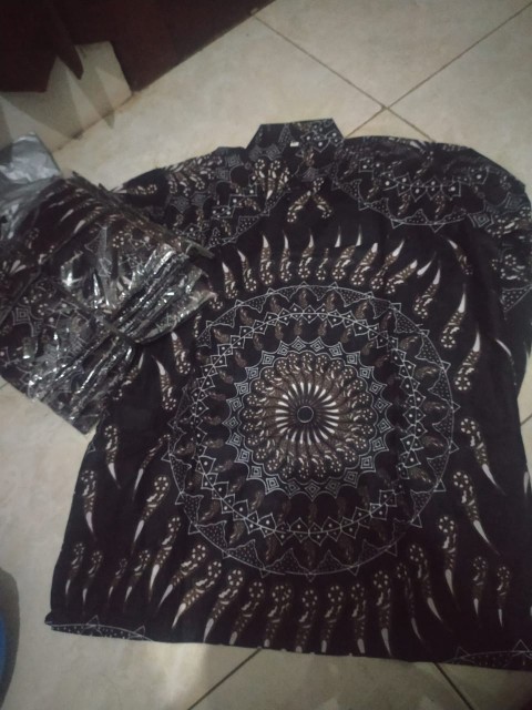 Kemeja Dan Gamis Batik Pekalongan Motif Roda Gila