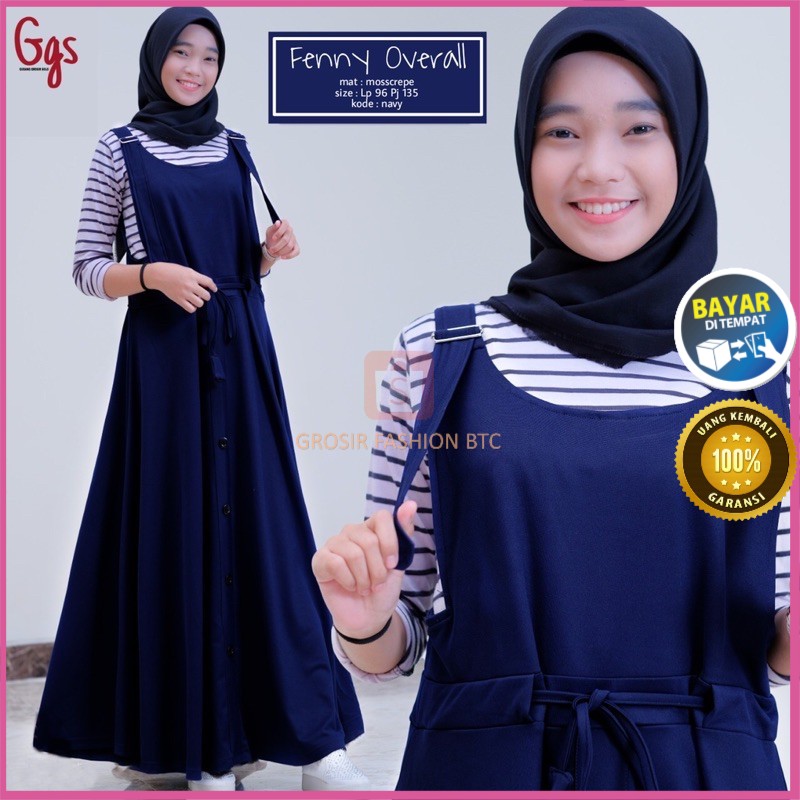 FENNY OVERALL BEST SELLER ORIGINAL GGS BY SHOFIYA (FREE INNER)