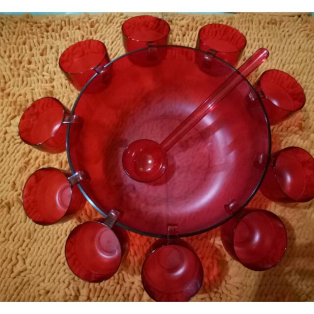 Wadah sop buah / mangkok set sop buah