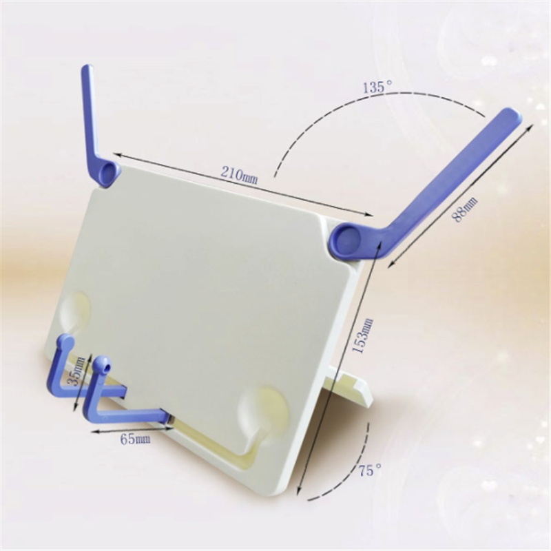 Portable Reading Book Desk Stand Sheet Music Stand Adjustable Cookbook Holder