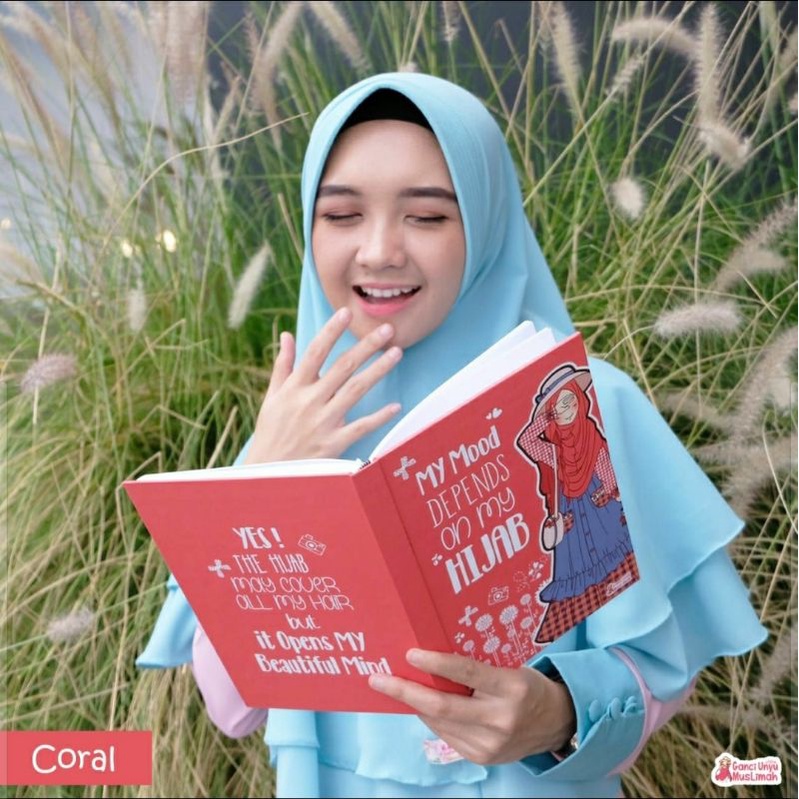 

Notebook Unyu Muslimah Size A5 Warna Coral