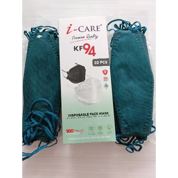 masker kf94 evo dewasa tersedia 6-10 warna 4ply tebal bagus  harga 1pack isi 10pc(10 PC KF94)