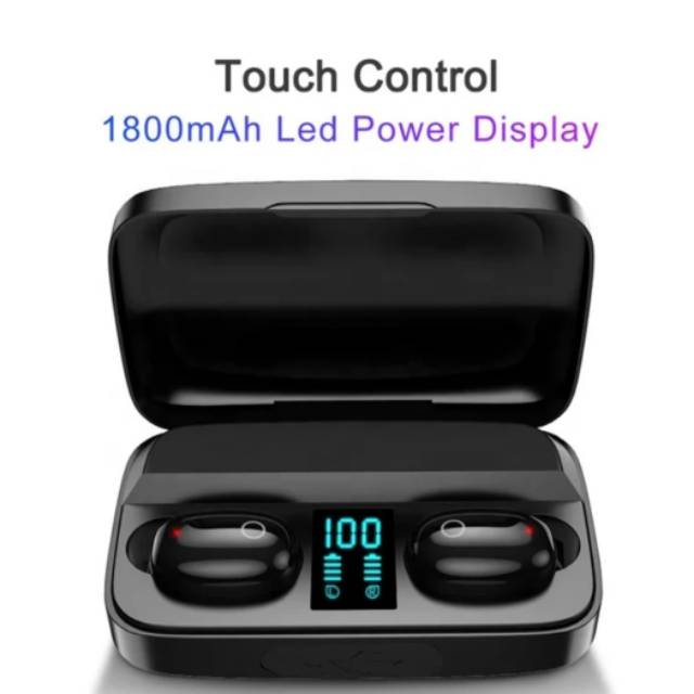 Headset Bluetooth LED A10S TWS 5.0 Wireless Earbuds A10S-TWS Touch