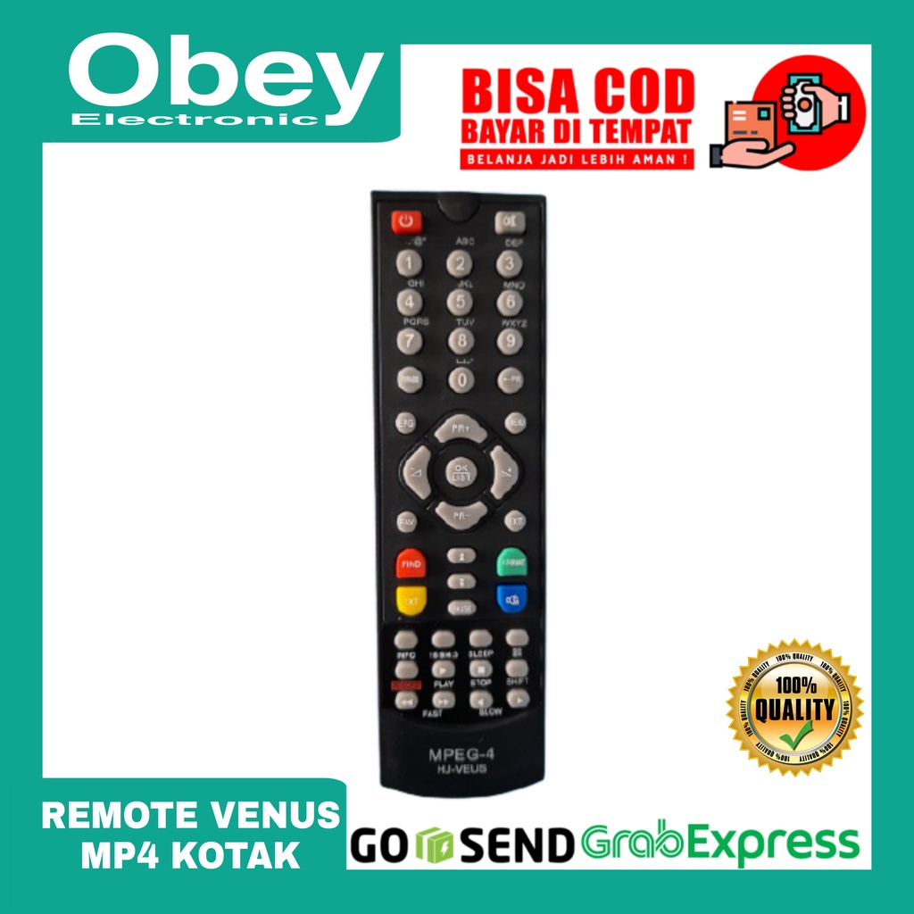 Remot Venus Mpeg4 Goldsat mpeg4 Kotak