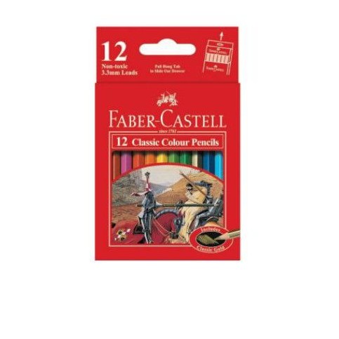 

FABER-CASTELL Classic colour pencils 12s