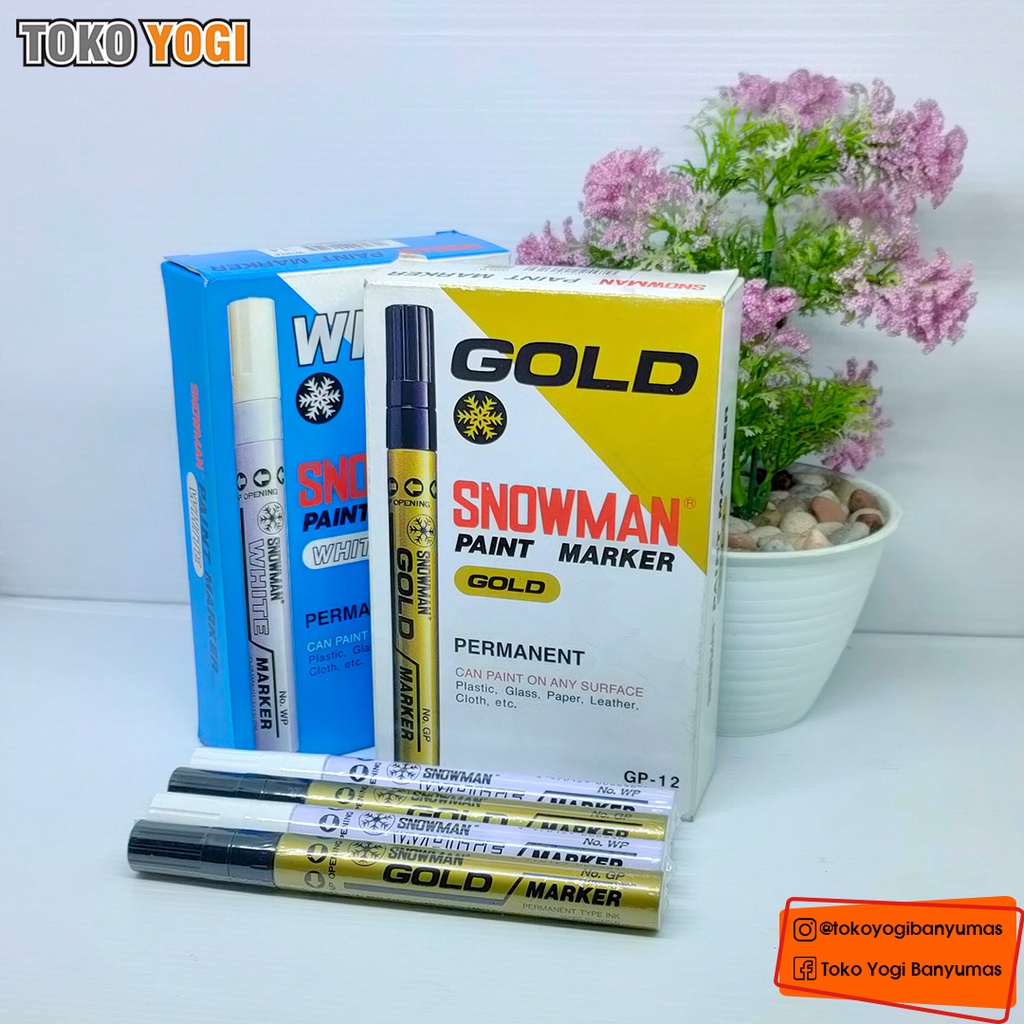 

SNOWMAN SPIDOL PERMANENT PAINT MARKER