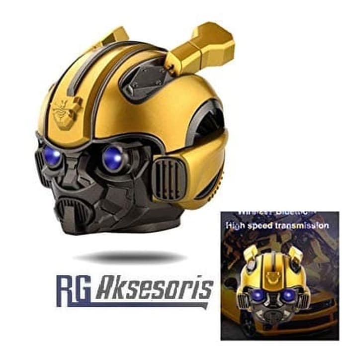 Speaker Bluetooth BUMBLEBEE HEAD Wireless Portable Transformer Robot