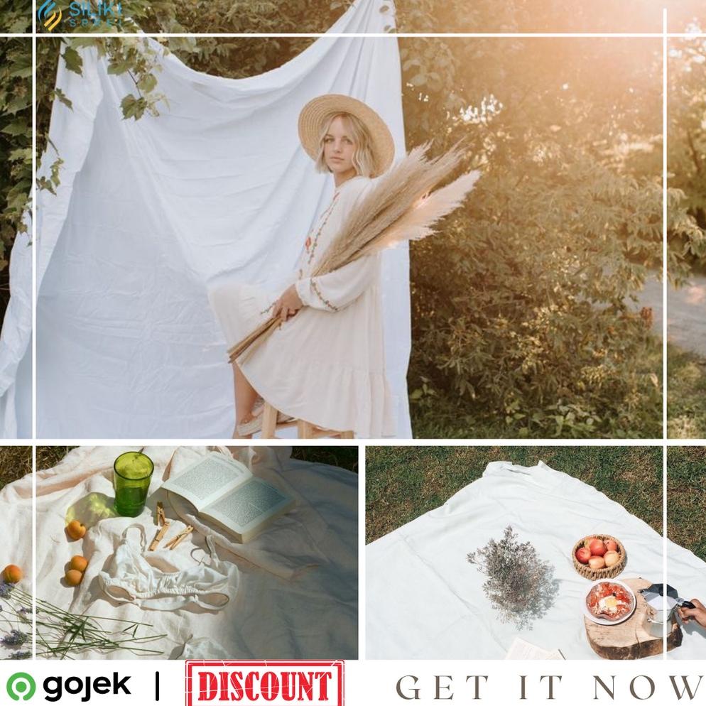 Kain Foto Background Kain Backdrop Foto Foto Aesthetic Kain Putih Diatas 4 meter