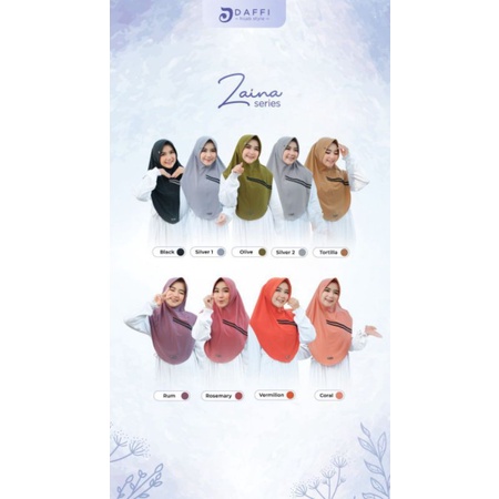 DAFFI Hijab Style Terbaru Artikel Zaina Ory By Daffi