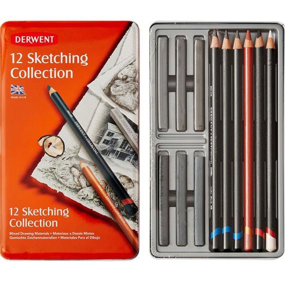 

Derwent Sketching Collection Tin 12