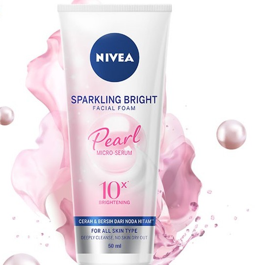 NIVEA Sparkling Bright Facial Foam 50ml