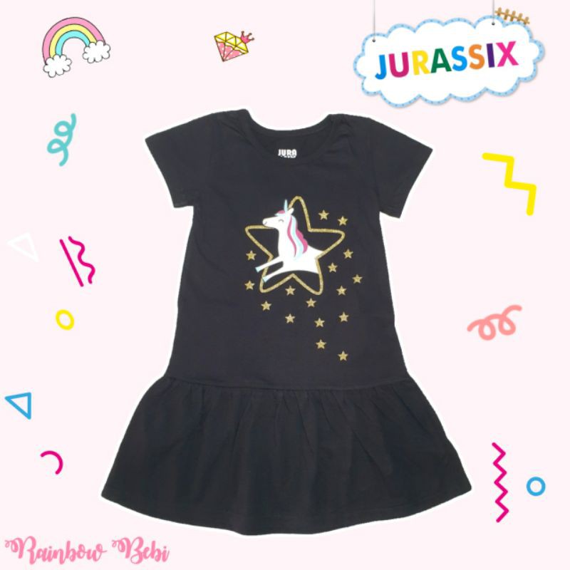 Dress Jurassix Anak Unicorn