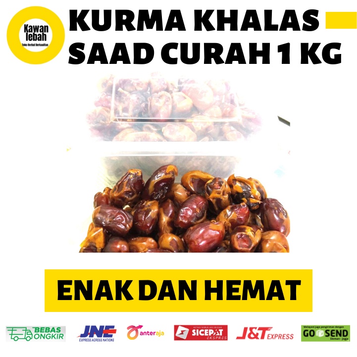 

Kurma Khalas 1 Kg curah kurma Khallas Saad