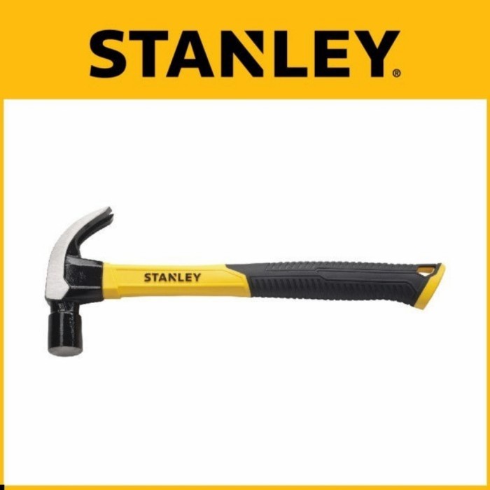Stanley Palu Kuku Kambing 16 Oz Fiberglass Handle Hammer STHT51391