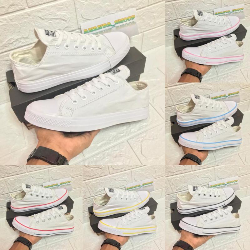 terlaris!!cod Sepatu sneaker converse allstar ct2 Putih pria/wanita + box