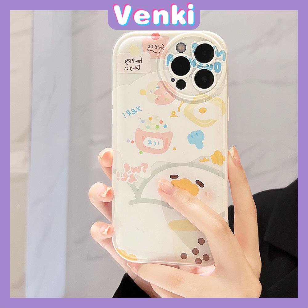 iPhone Case TPU Silicone Soft Case Airbag Shockproof Protection Camera Cute Cartoon Duck Compatible For iPhone 11 Pro Max 13 Pro Max 12 Pro Max 7Plus xr XS Max