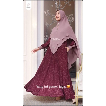 Sevilla dress by fenuza original/Ready stok/Gamis cantik