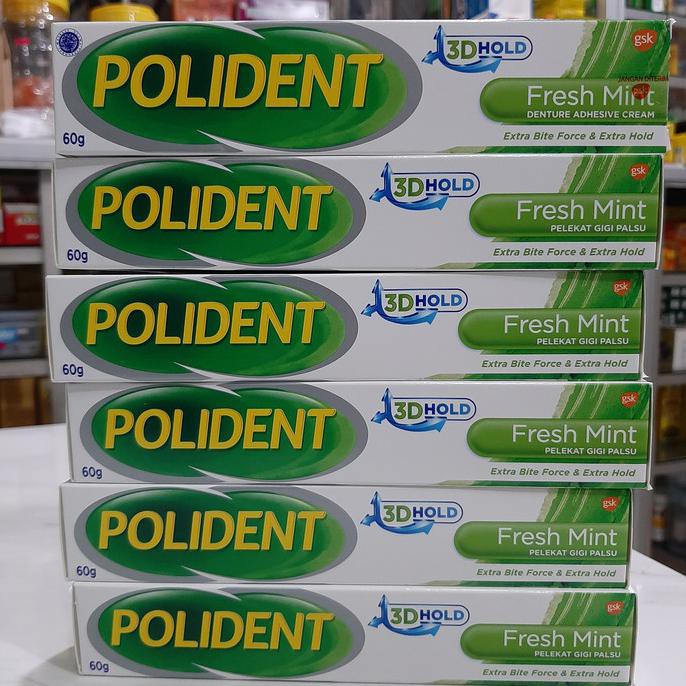 60GRAM POLIDENT / POLYDENT / LEM GIGI 12 JAM / PEREKAT GIGI PALSU