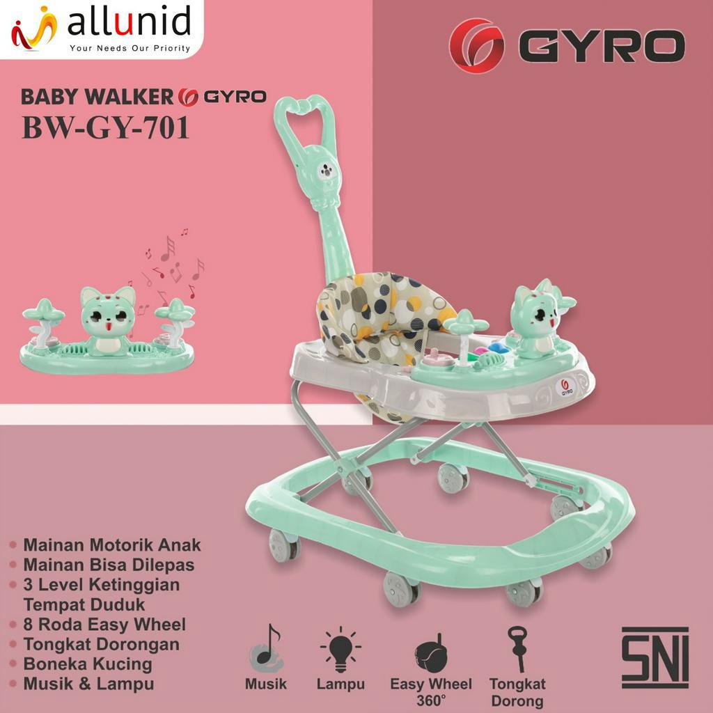 Baby Walker Gyro GY 701 Roda Delapan Tanot Kereta Dorong Bayi