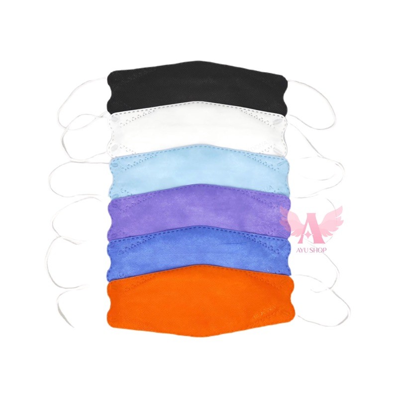 Masker KF94 4ply Hedona - masker duckbill - masker warna - masker korea - masker medis