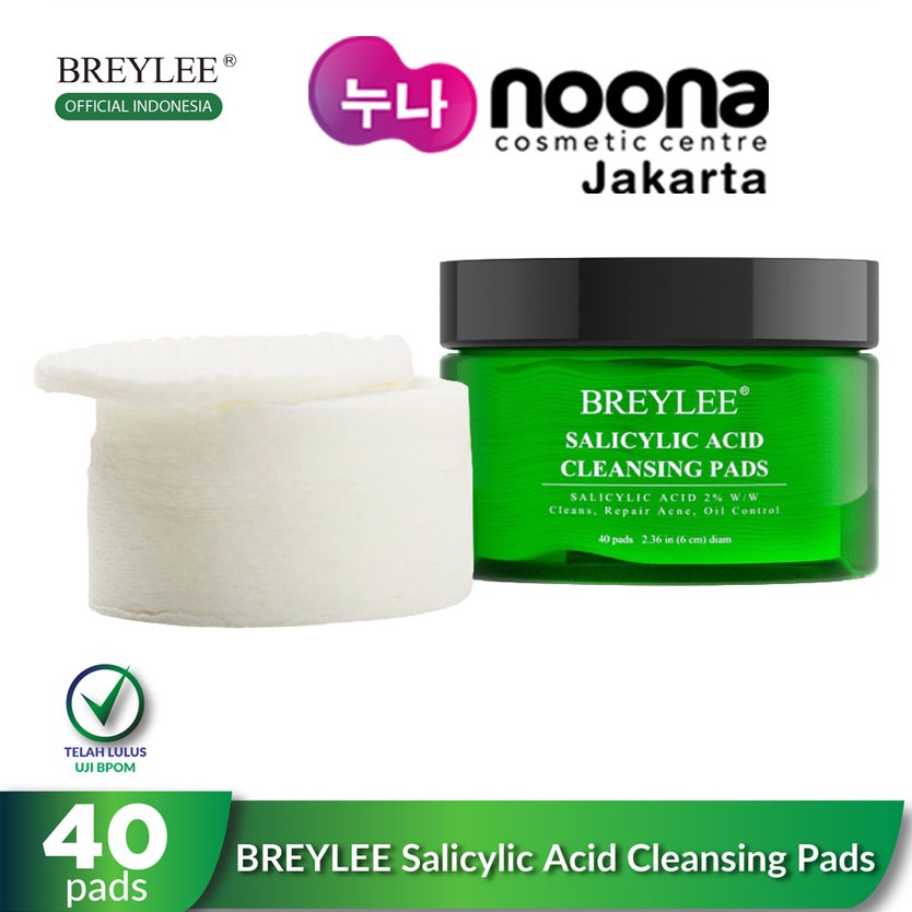 BREYLEE TEA TREE SALICYLIC ACID CLEANING PAD (40 PADS)