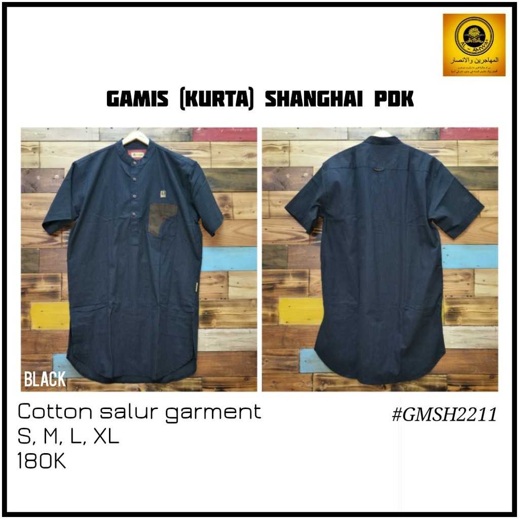 Baju Gamis / Kurta Pria Kerah Shanghai
