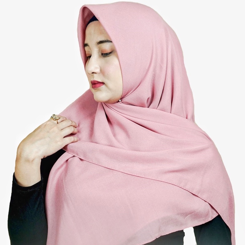 Nouri Avani - Hijab Kerudung Segi Empat Jilbab Voal Polos Syari Emerald Premium 120x20
