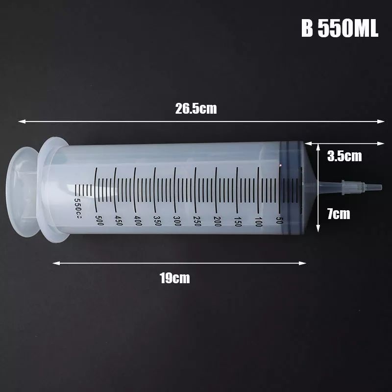 Spuit syringe jumbo 500Ml 550 cc suntikan mainan tanpa jarum selang suntikan 500 ml  jumbo besar large spoit bukan cosmomed spoit selang suntikan bukan 100ml 200cc 300cc 50ml 10ml 20ml 60ml