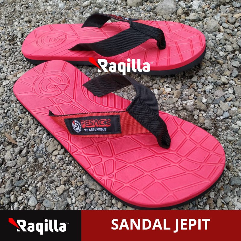 Sandal Gunung Merah sandal jepit pria motif emboss cetak timbul