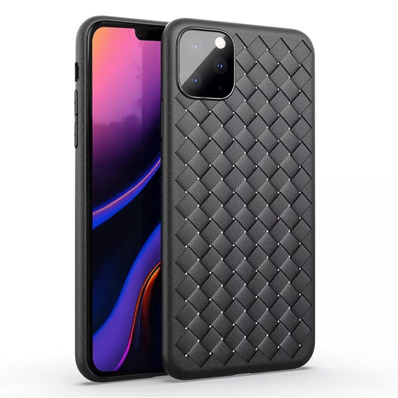 IPHONE 12 /IPHONE 12 PRO / IPHONE 12 MINI / PRO MAX SOFT CASE WOVEN PATTERN