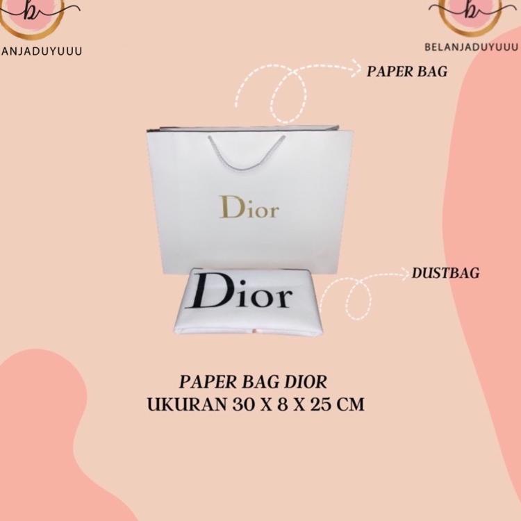 

[PROMO HLY84] Paperbag Dior Paperbag Branded Paperbag Kado Shopping Bag Branded Bayar Di Tempat