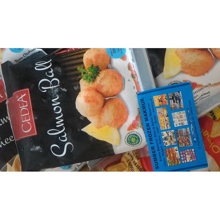 

12 salmon ball 200 gr cedea