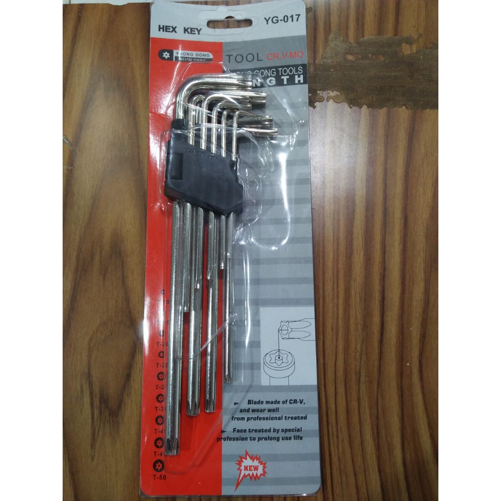 Kunci L Panjang 8 Set MOLLAR Long Hex KEy