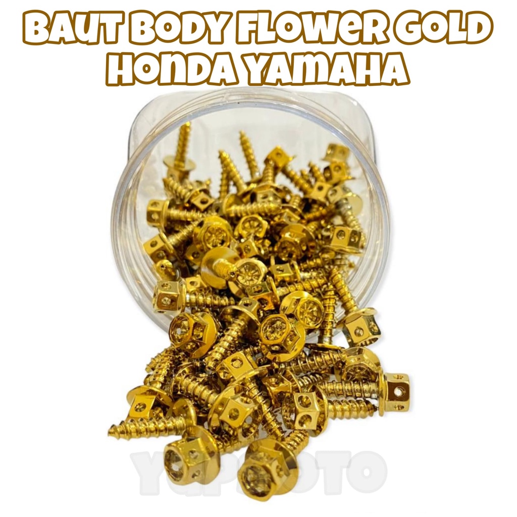 BAUT PROBOLT BODY YAMAHA HONDA HENG GOLD FLOWER BAUT BODY MOTOR THAILAND BEAT SCOOPY VARIO MIO NMAX AEROX DLL /PCS