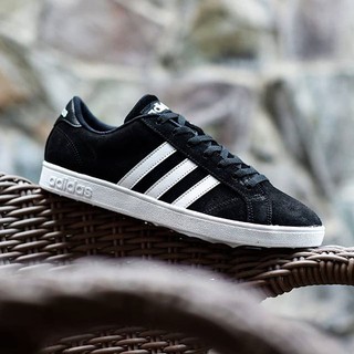 adidas neo baseline black white