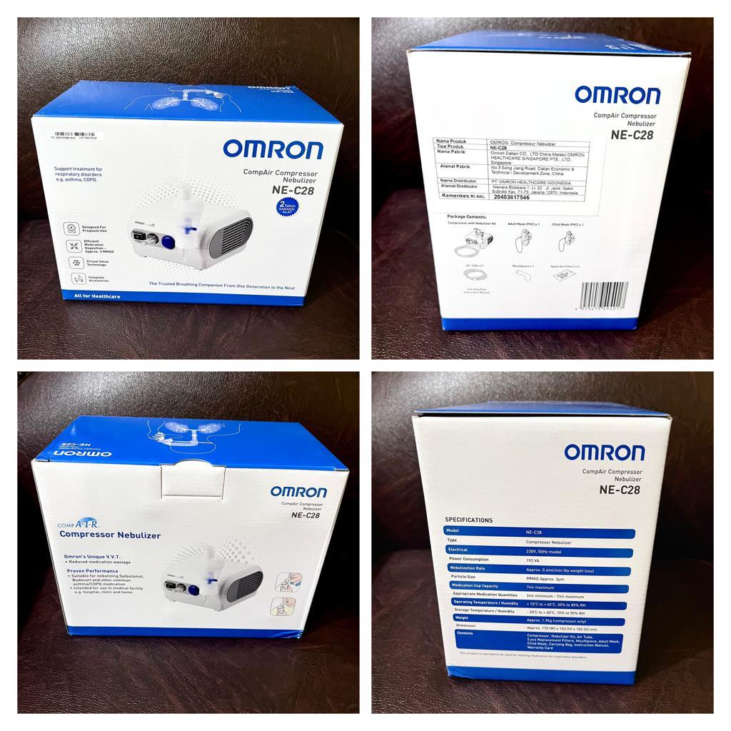 NEBULIZER OMRON TYPE NE-C28 (ALAT UAP/INHALASI)