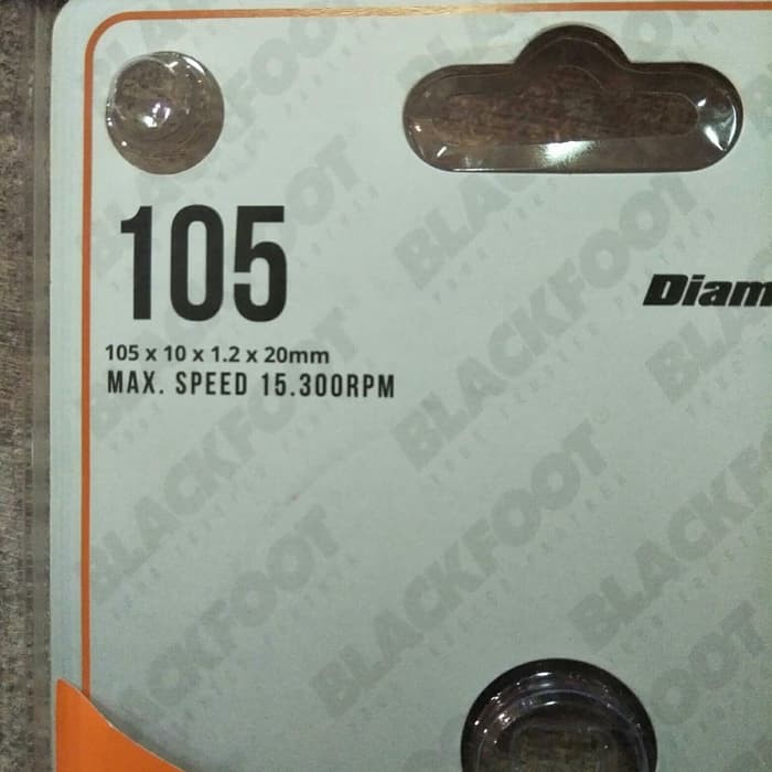 Mata pisau potong keramik granite 4" BLACKFOOT tipis 1,2mm