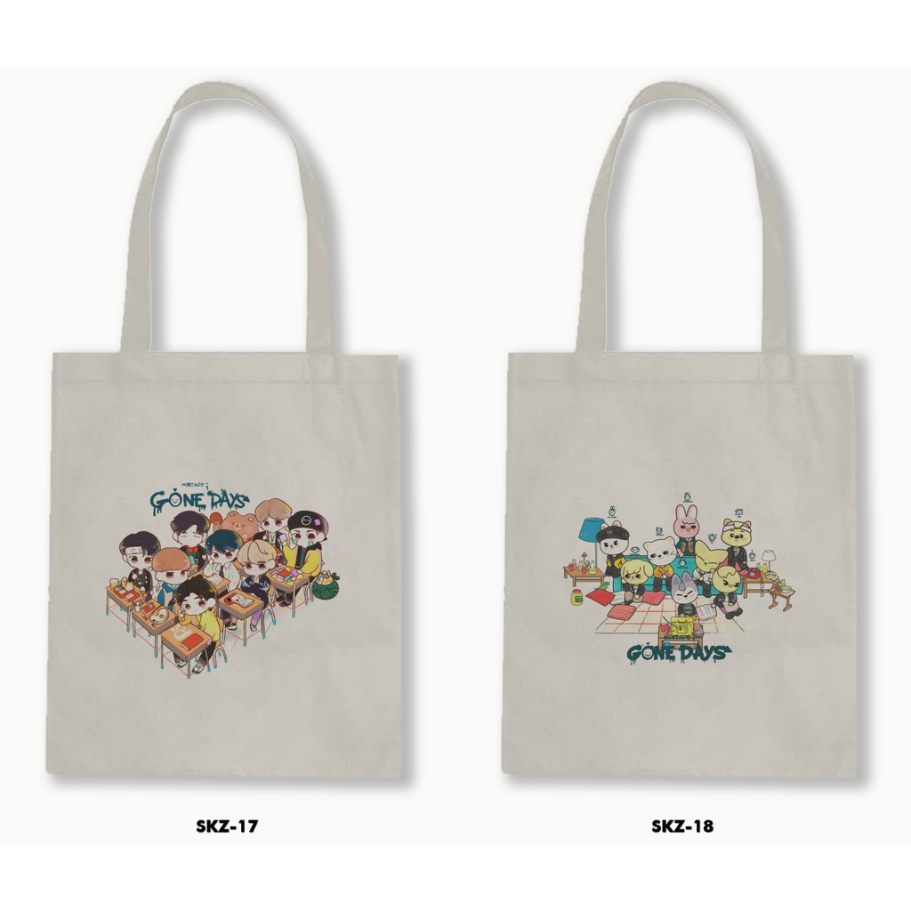 TOTE BAG BLACU - STRAY KIDS 1