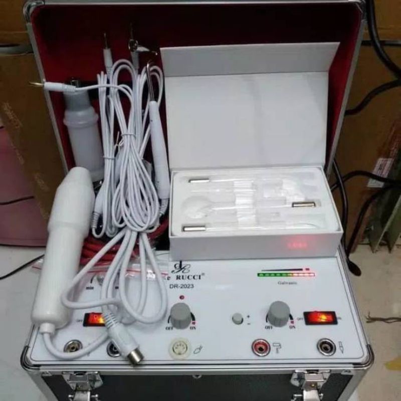 Alat Facial 4 Fungsi / Mesin Facial 4in1 / Galvanik / Oxy Spray / Hf