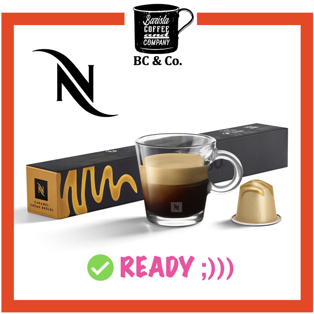 

CARAMEL CREME BRULEE Nespresso Caramel Creme Brulee Coffee Capsules Kapsul Kopi